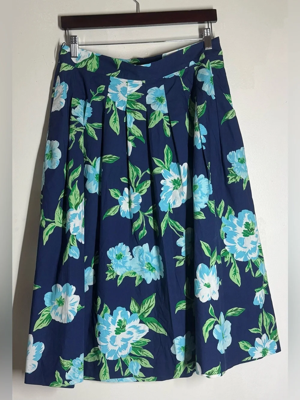Talbots THE PIPER PLEATED MIDI SKIRT - STUNNING FLORAL